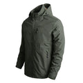 Men's Hooded Casual Outdoor Sports Jacket Stand Collar Design Black Wholesale Price New Release