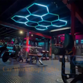 Various Shapes Remote Control Color Changeable Rgb Led Hexagonal Lights for Gym