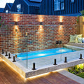 YL Rave Reviews Stainless Steel Frameless Outdoor Glass Spigot Glass Clamp Glass Balustrade Railing Post