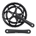 LEBYCLE Road Bike Square Taper Crankset Aluminum Alloy Bicycle Square Hole Crank Chainring BCD130 170mm Crankarm