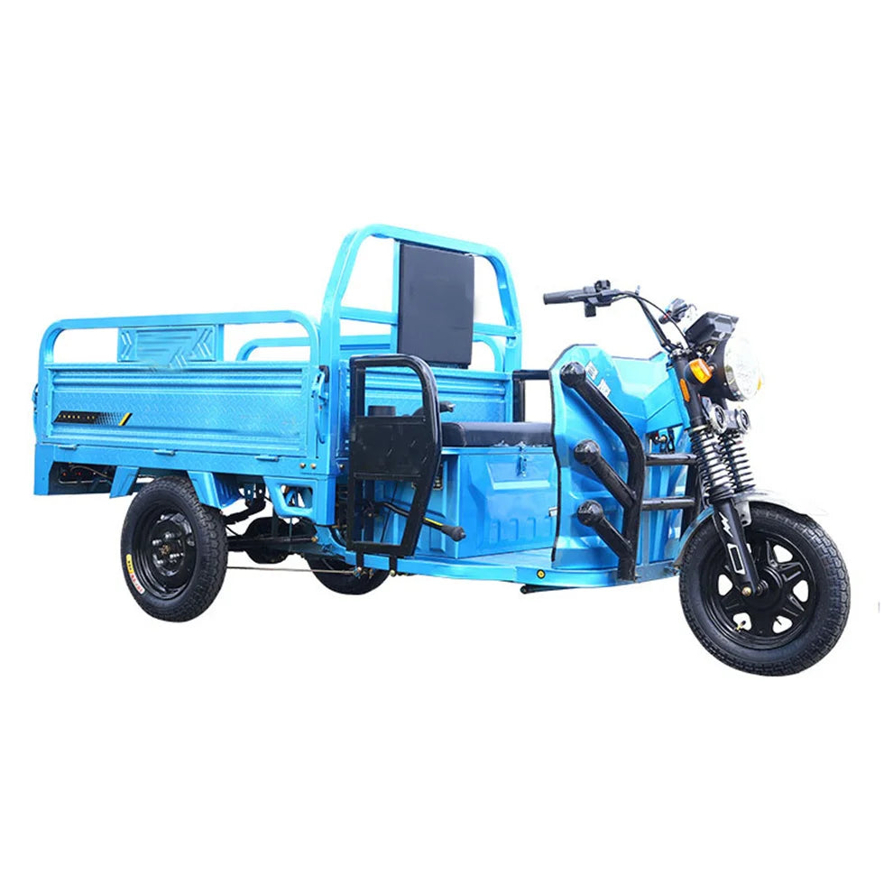 New Model Chinese Electric Tricycle Steel Three-Wheel Cargo Tricycle