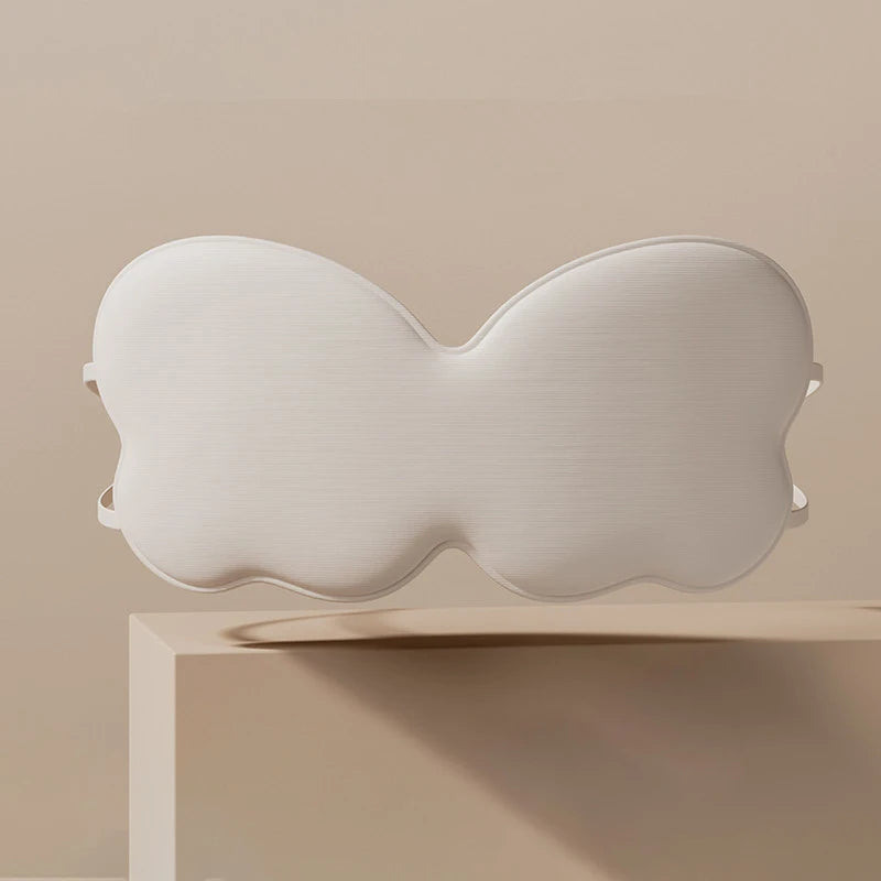 Butterfly Eye Mask 3D Contoured Eye CoversDeep Rest Light Blocking Eye Mask with Adjustable Elastic Bandages for Side Sleepers