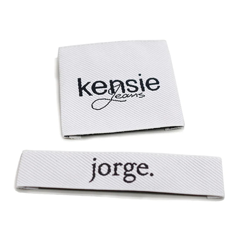Professional OEM Woven Label Cloth Labels Wash Labels Packing Bag Clothing Accessories Factory Customized hang Tags