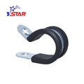 Galvanized Cheapest Price EPDM Rubber Cusioned P Lined Clip Fuel Tube Hose Clamp