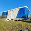 40ft Steel Mini Tiny Container Modular Prefab Glass Style Cafe Restaurant Coffee Shop Sale Use House Villa Hotel 20ft Available