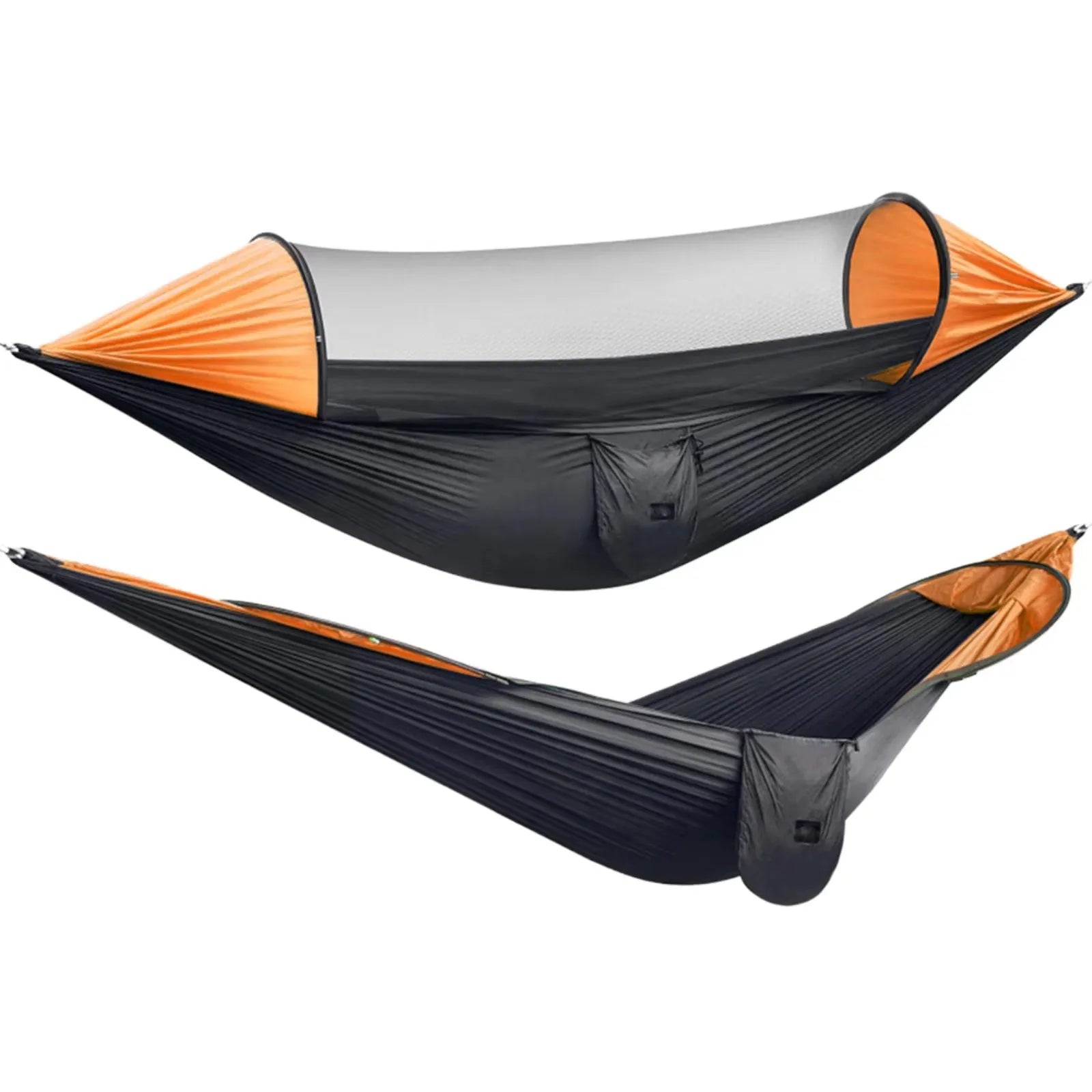 GSD Outdoor Lightweight Camping Nylon Hammock With Mosquito Net Double Ultralight Compact Hiking Swing Parachute Hammock