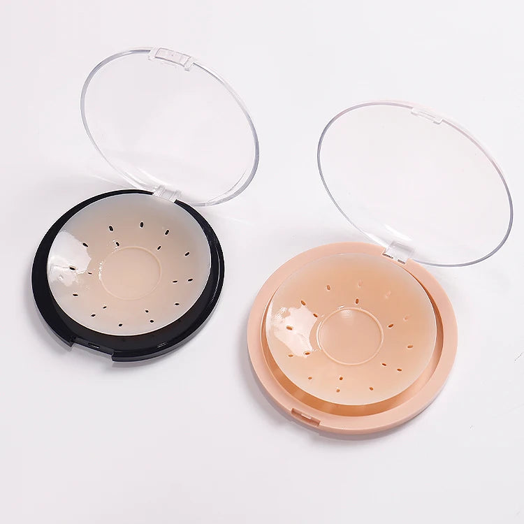 Fabira Matte 8cm Silicone Nipple Cover Invisible Breathable Free Adhesive Skin Tone Breast Petals Seamless Feature Rich