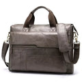 Marrant Genuine Leather Lawyer Office Briefcase Leather Messenger Bags Men Laptop Bag Leather Briefcase for Men