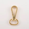 MZhardware Hot Selling Double Silver Oval Swivel Dog Hooks Black Gold Metal Dog Hook Spring Matte Snap Hook