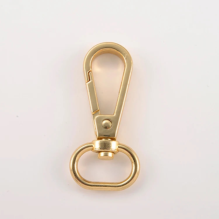 MZhardware Hot Selling Double Silver Oval Swivel Dog Hooks Black Gold Metal Dog Hook Spring Matte Snap Hook