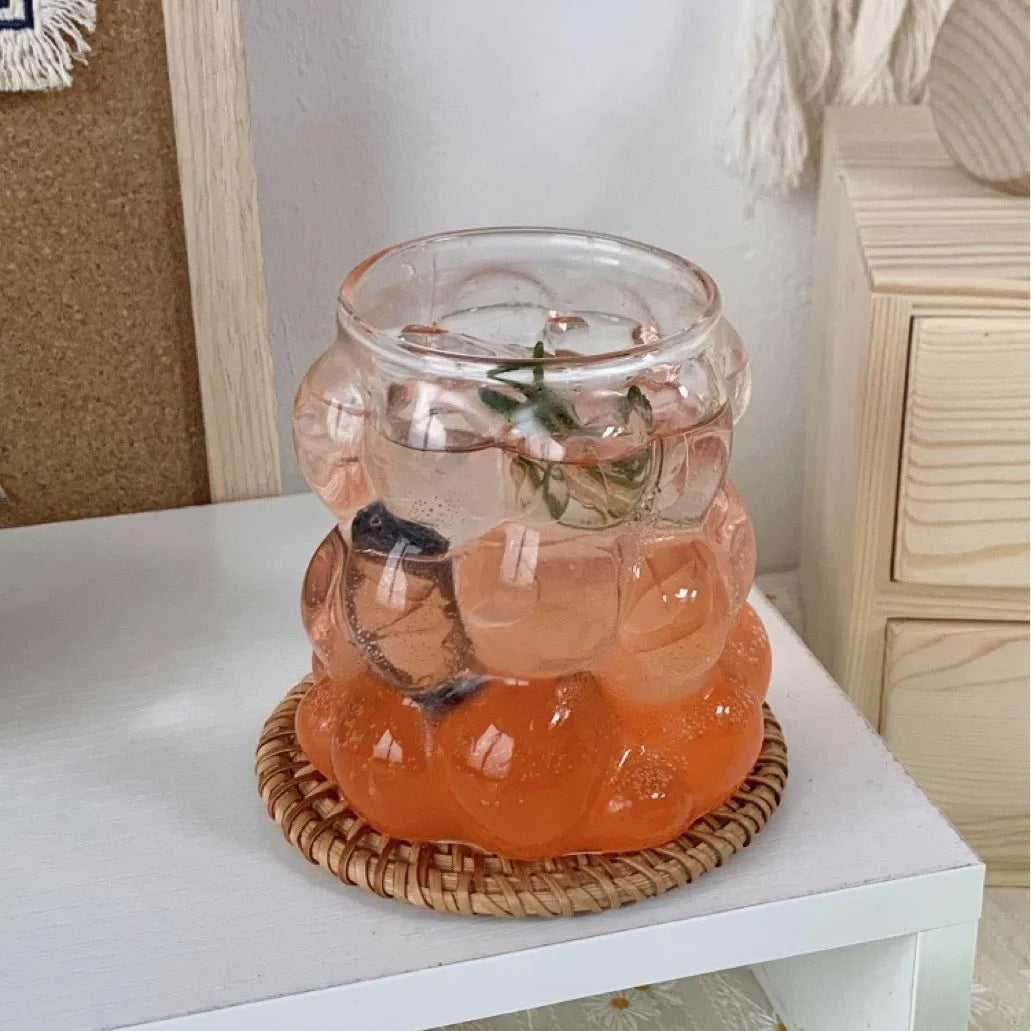Creative Vintage Grape Shape Glassware Safe Dishwasher Cocktail Cups for Water Drinking Classic Design