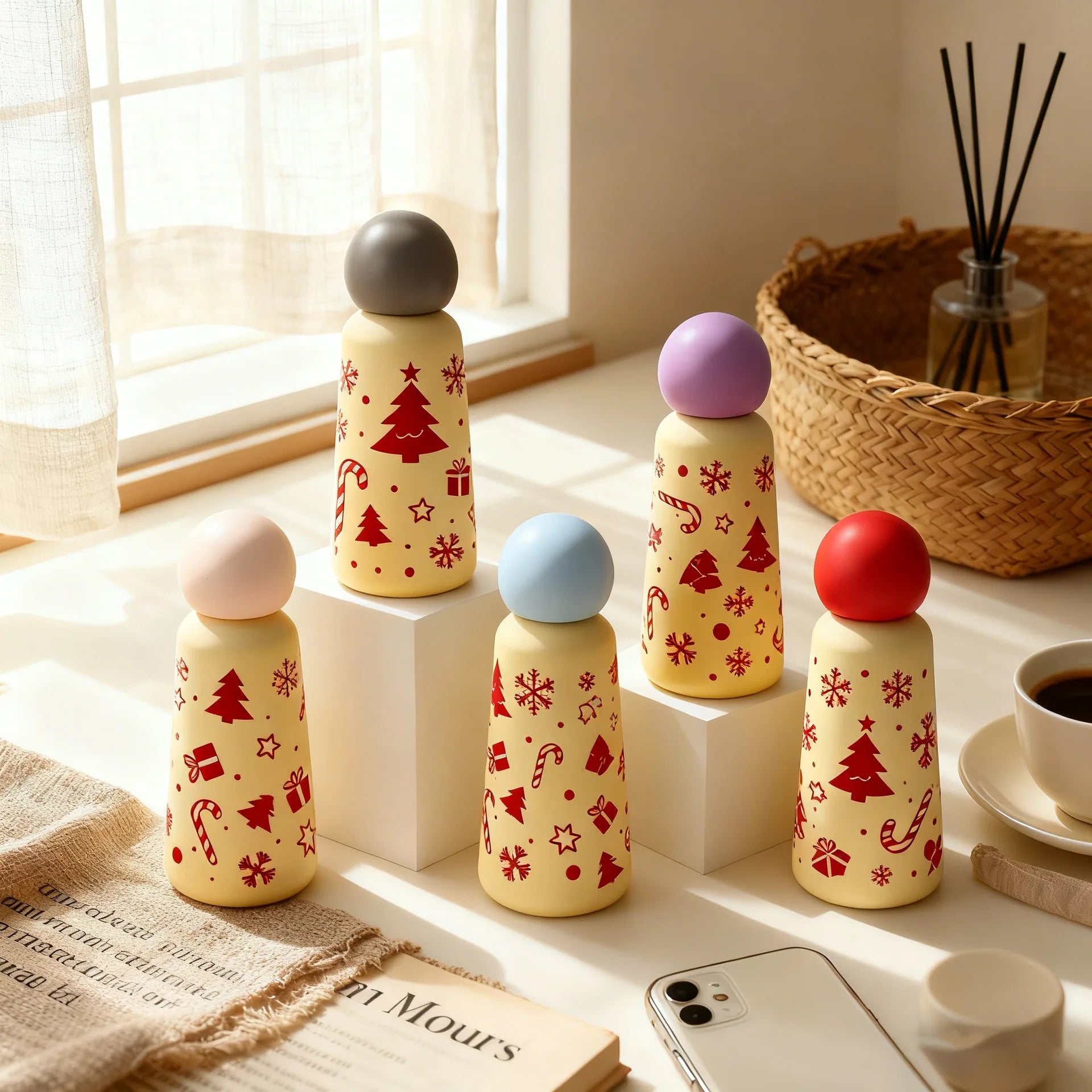 Custom Cute Design 350ML Stainless Steel Vacuum Water Bottle Student to School Kids Insulated Small Tumbler