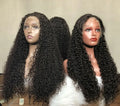 Wholesale 100% Brazilian Human Hair HD Transparent Swiss Lace Wig Curly Cuticle Aligned Lace Front Wigs