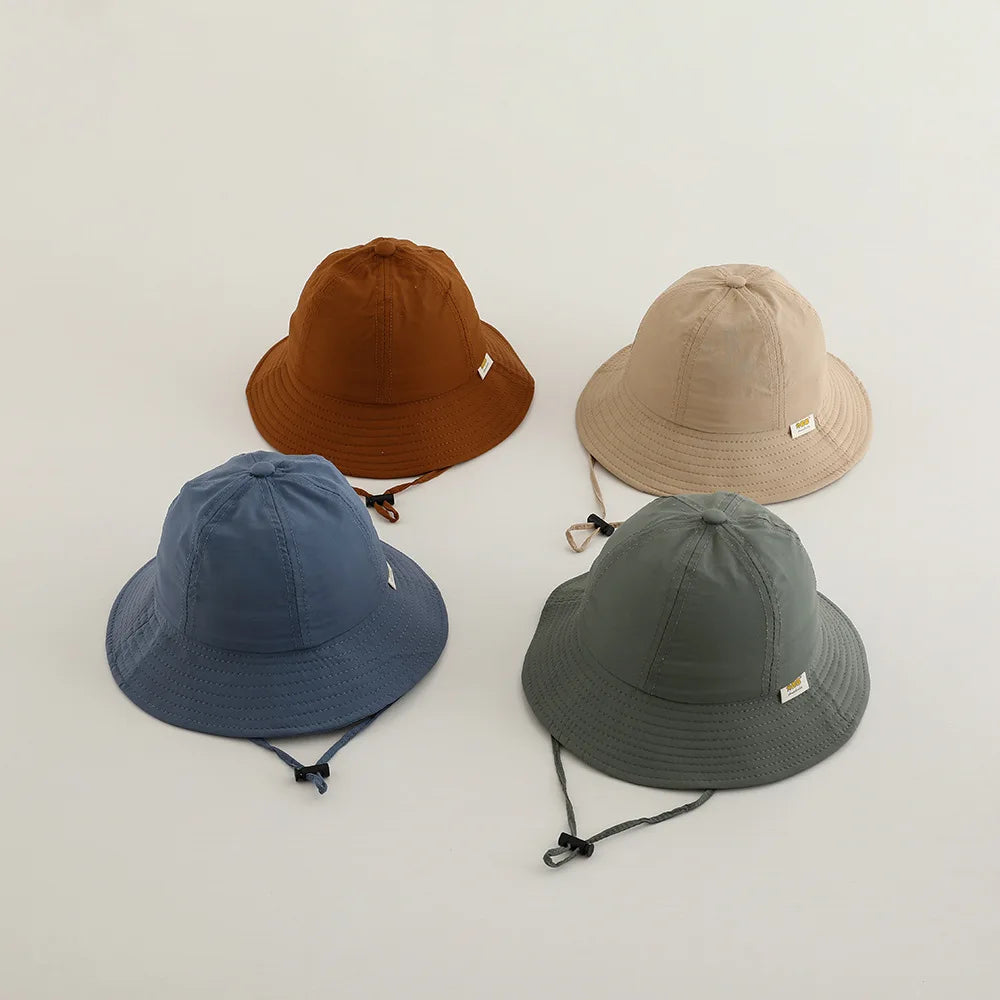 Fishing Hat Stylish Kids 3-6 Years UV Protection Cap Lightweight Breathable Bucket Cap
