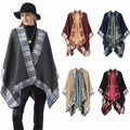 Hot Sale Women's Winter Jacquard Pashmina Shawl Warm Cashmere Cardigan Poncho Cape for Travel Traditional Winter Scarves Shawls MegaBDM