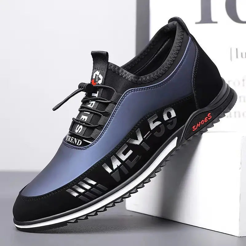 Men's Autumn Simple Breathable Office Shoes 2026 Custom logo Casual Business Men's Shoes PU Leather Shoes