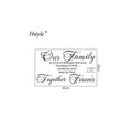 Hstyle 2 Pieces Vinyl Wall Quotes Stickers Faith Hope Love Family Scripture Wall Bible Verse Inspirational Sayings Stickers