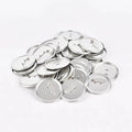 58mm Blank Button Badge Making Supplies Round Tinplate Badge Button Parts Metal Button Pin Badge Kit