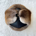 Sample Support 2026 Winter Men's Aviator Hat High Quality New Style Fashion Sheepskin Hat with Mink Fur