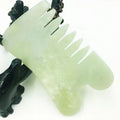 HZ Diy Factory Made Tool Real Facial Roller and Gua Sha Set Xiuyan Jade Comb With Price Crystal Jewelry