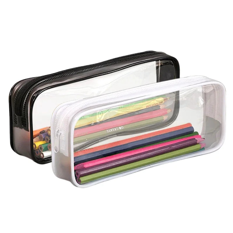Custom Logo Lady Letter Travel Transparent Vinyl Waterproof Beach Zipper Reusable Cosmetic Bag Pouch TPU PVC for Bag