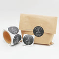Customize Stickers 2 Inch Round Matt Surface Waterproof Labels Personalized Logo Label Sticker for Kraft Paper Bags