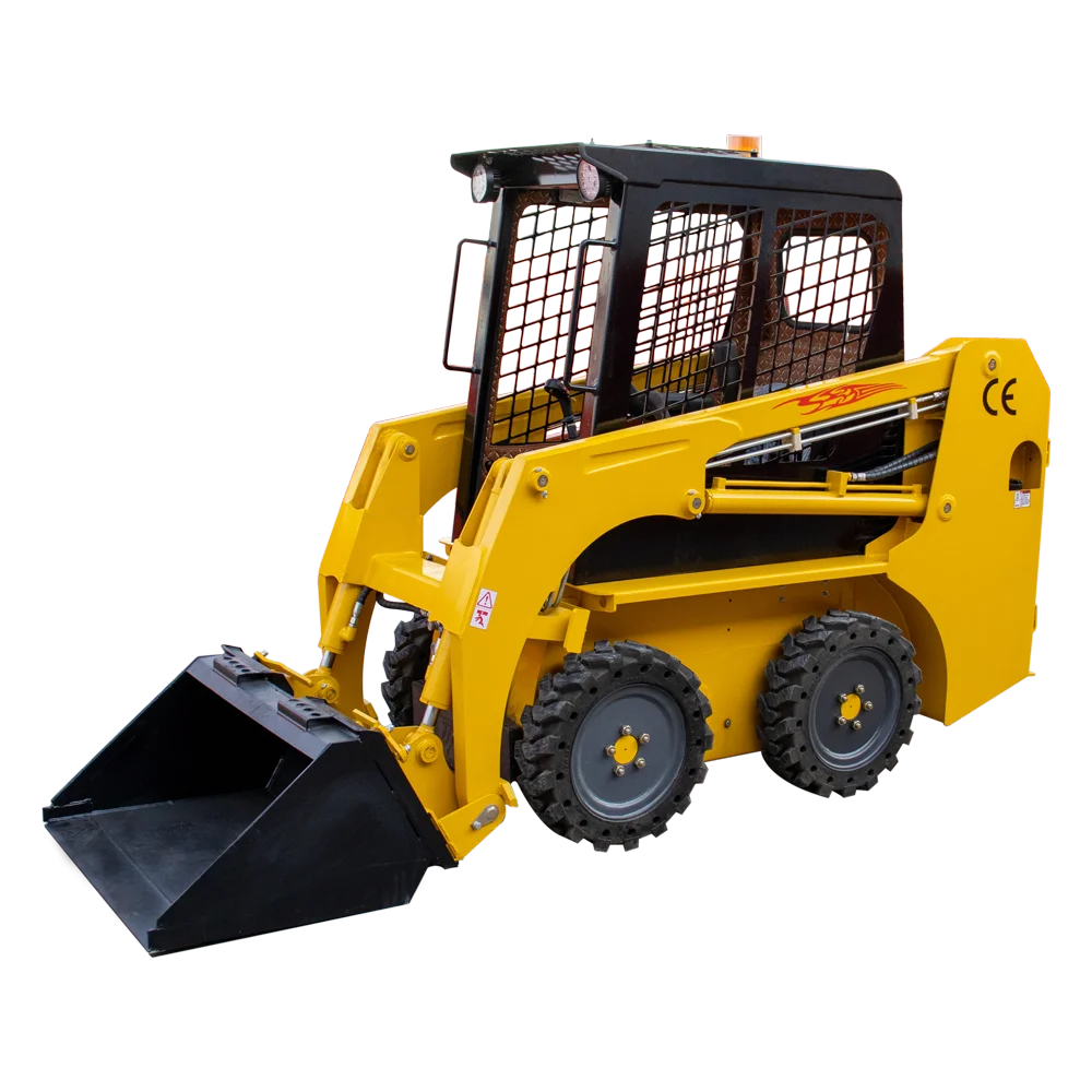Mini Skid Steer Loader Mini Crawler Tracked Wheel Skid Steer Loader With Attachment From China Factory