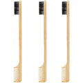 Eco Friendly  Bamboo Afro Hairdressing Hair Beauty Double Sided Hair Edge Control Comb and Brush Teasing Brush