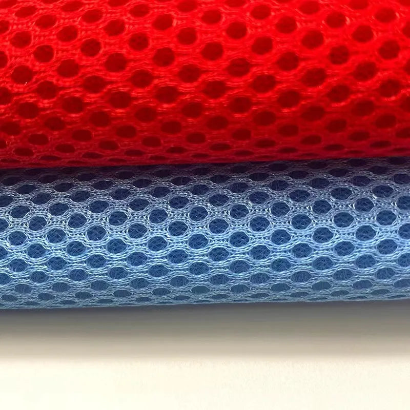 100% Polyester Backpack Jiangsu Plain Knitted Air Mesh Sandwich Mesh Fabric Product Shoe Lining 3D Fabric for Bike Seat 1 Meters