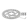 145mm 6-Hole Disc Brake Disc Wth 6 Screws for Electric Scooter Caliper Steel Brake Pad Diagonal 44mm Brake Disc Accessories Part