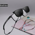 0715 Bauhaus New Sport Best Optical Frame with Magnetic Clip on Sunglasses