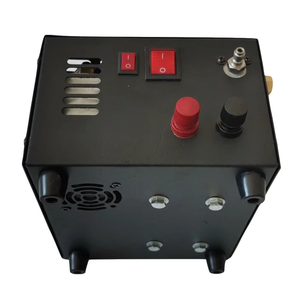 12V / 110V / 220V MINI  Air Compressor Oil-Free Lubricating Mini Portable 300bar 4500psi High Pressure for Mini Scuba Tank