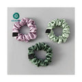 Custom Satin Silk Skinny Scrunchies Hair Accessories with Custom Logo Hair Ties MegaBDM