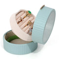 Tongxing Custom Wholesale Velvet Round Jewellery Boxes Joyeros Ring Pendant Bracelet Small Mini Jewelry Box Display Case Storage
