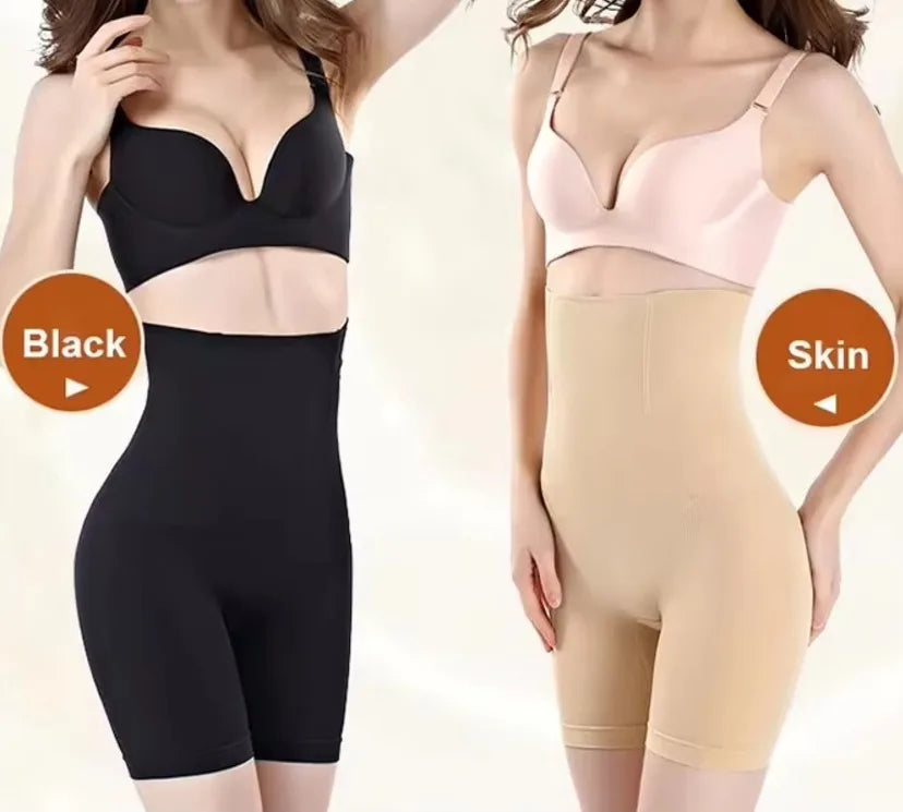 High Waist Tummy Control Butt Lift Shapewear Shorts Anti-Slip Body Shaper for Women
