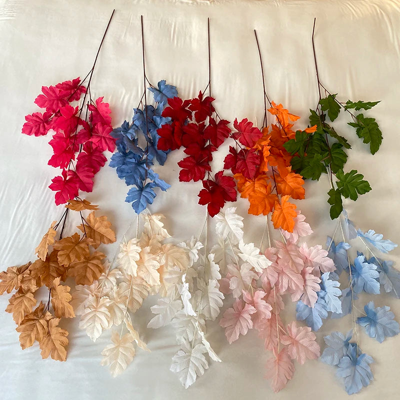 Colorful Modern Newest Design Artificial Leaves Decorative Customized Cheap Camellia Leaves