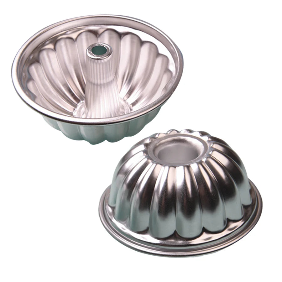 5-inch Chrysanthemum Hollow Round Mold Cake Bread Mold Aluminum Baking Pan Processing Customized 12.5cm Core Pulling Jelly Mold