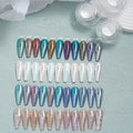 2024 New 0.3g /0.5g Mirror Effect Chrome Magic Nail Chrome Powder Metal Mirror Effect Nail Art Pigment Powder Fine Glitter