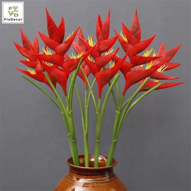 Artificial Ginger Flower Plastic Real Touch Home Table Center Piece Wedding Party Decoration Hotel Showroom Decoration