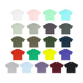 230 Grams Unisex Cotton Sorona Jersey Short Sleeve Tee ECO-Friendly Boxy Fit OEM/ODM Puff Printing Oversized