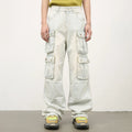 Customized Vintage Men's Eco-Friendly Summer Autumn Winter Streetwear Hip Hop Casual Breathable Wide Leg Jeans Stonewashed Loose