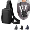 Custom LOGO Men's Waterproof Multifunctional Casual Sports Mini Chest Bag Daily Fashion Simple Crossbody Travel Bags