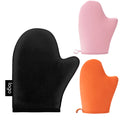 Custom Logo Exfoliating Gloves Self Tanning Applicator Glove with Thumb Tanning Mitt for Lotions and Mists Tanning Glove