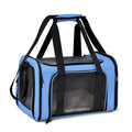 Stock Cats Dogs Puppies Breathable TSA Airline Approved Soft Sided Collapsible Travel Puppy Cat Dog Carrier Pet