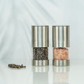 BBQ Tools Low MOQ Stainless Steel Salt and Pepper Mill With Adjustable Coarseness and Single Package