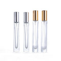 Clear Glass Perfume Bottles Refillable Fine Mist Spray Bottles Empty Fragrance Sample Spray Containers Cosmetics Atomizer