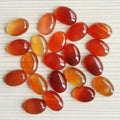 HZ Natural 13*18mm Red Agate Oval Cabochon Gemstone Jewelry Multi Jewelry Making Stone Crafts