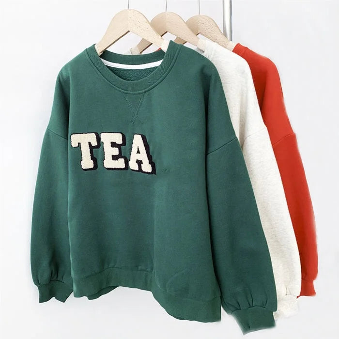 Custom Chenille Embroidery logo Patches Pullover Sweatshirt Fashion Designer Cotton French Terry Men Crewneck Sweatshirt