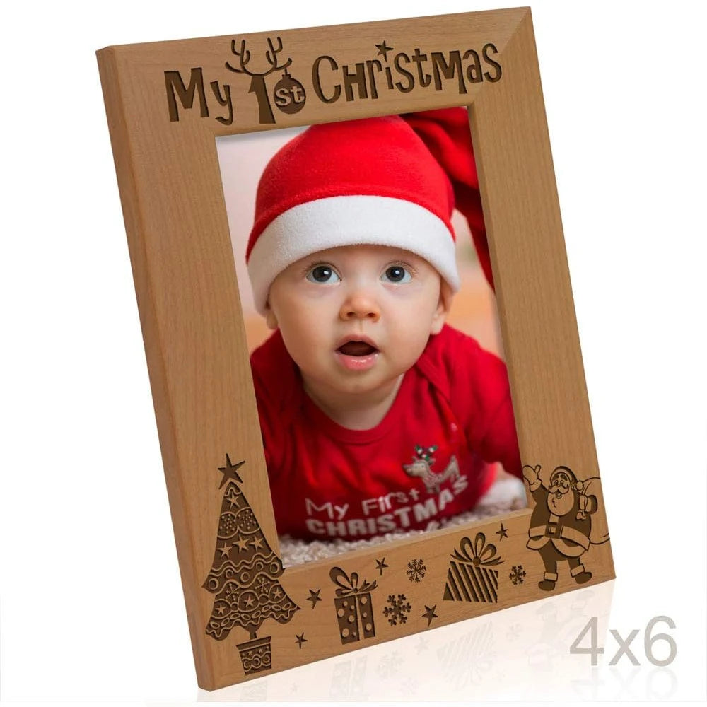 Christmas Ornament Photo Frame Photo Frame Wood  Nice Christmas Gifts 2025 Wood Crafts