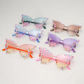 Wholesale 2025 New Design Customizable Alphabet Butterfly Sunglasses for Party Festival Bulk Order
